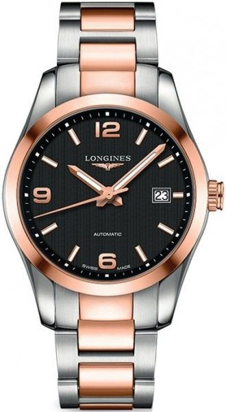 Longines Conquest Classic Black Mens Watch L27855567 