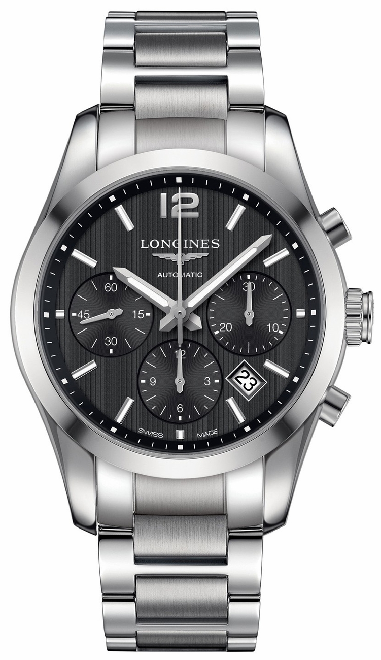 Longines Conquest Classic Self winding Automatic Black Mens Watch L27864566 