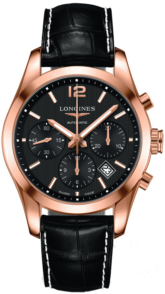 Longines Conquest Classic Self winding Automatic Black Mens Watch L27868563 