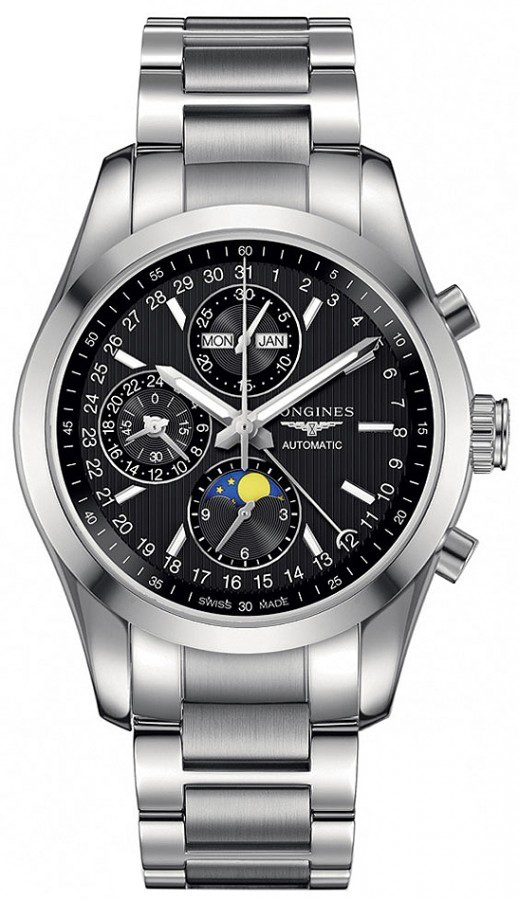 Longines Conquest Classic Black Mens Watch L27984526 