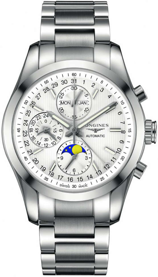 Longines Conquest Classic Self winding Automatic Silver Mens Watch L27984726 