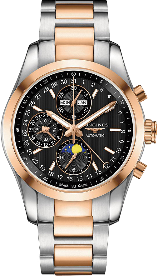 Longines Conquest Classic Self winding Automatic Black Mens Watch L27985527 