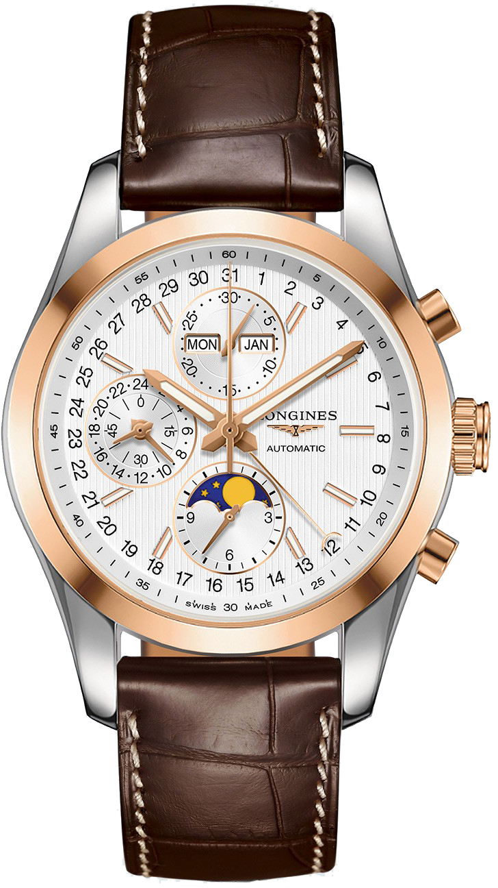 Longines Conquest Classic Self winding Automatic Silver Mens Watch L27985723 