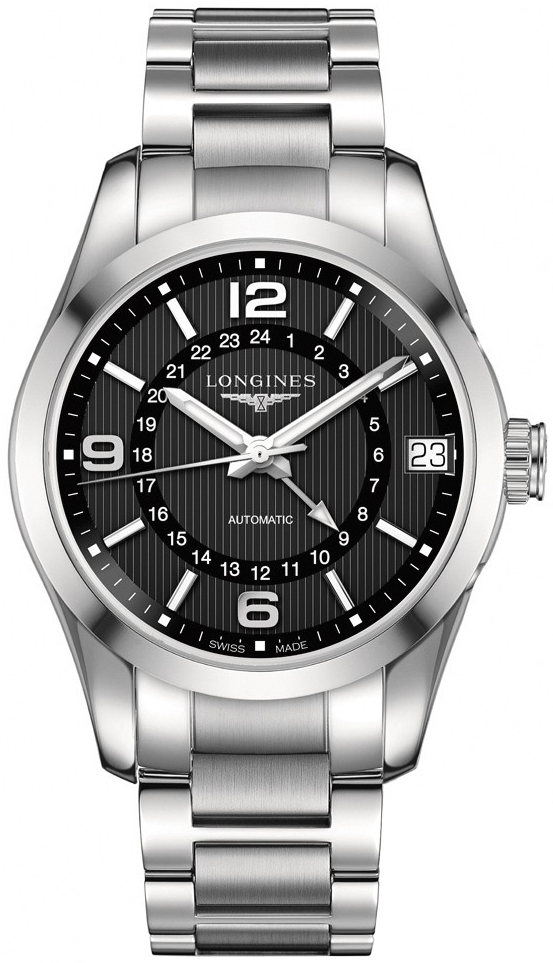 Longines Conquest Classic Self winding Automatic Black Mens Watch L27994566 