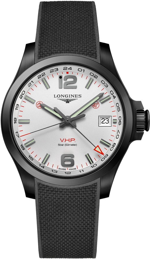 Longines Conquest V.H.P. Battery Operated Quartz Silver Mens Watch L37182769 