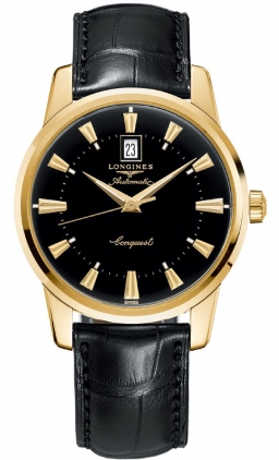 Longines Heritage Collection Black Mens Watch L16456524 