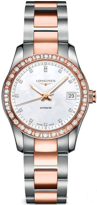 Longines Conquest Classic Self winding Automatic White Ladies Watch L22855887 