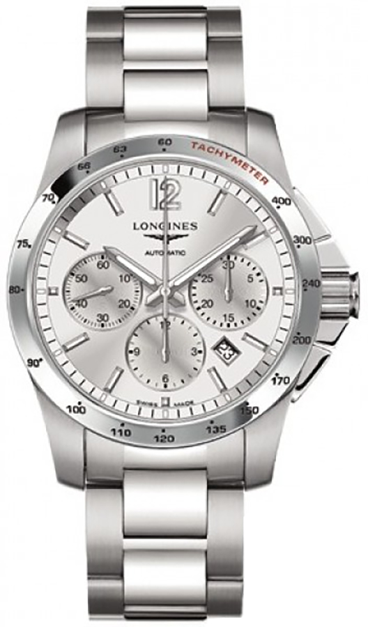 Longines Conquest Self winding Automatic Silver Mens Watch L27434766 