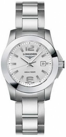 Longines Conquest Silver Ladies Watch L32584766 