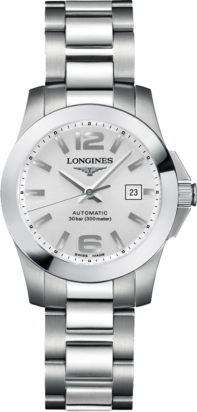 Longines Conquest Self winding Automatic Silver Ladies Watch L32764766 