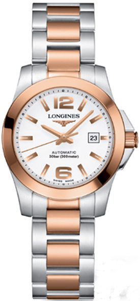 Longines Conquest White Ladies Watch L32765167 