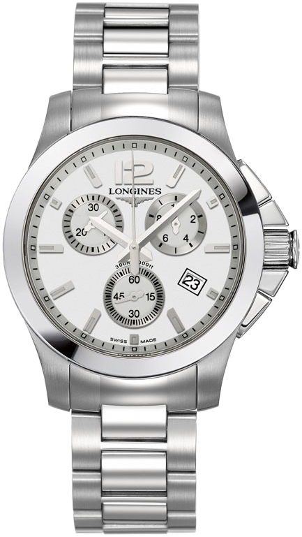 Longines Conquest Battery Operated Quartz Silver Ladies Watch L32794766 