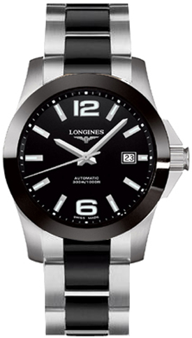 Longines Conquest Black Mens Watch L36574567 