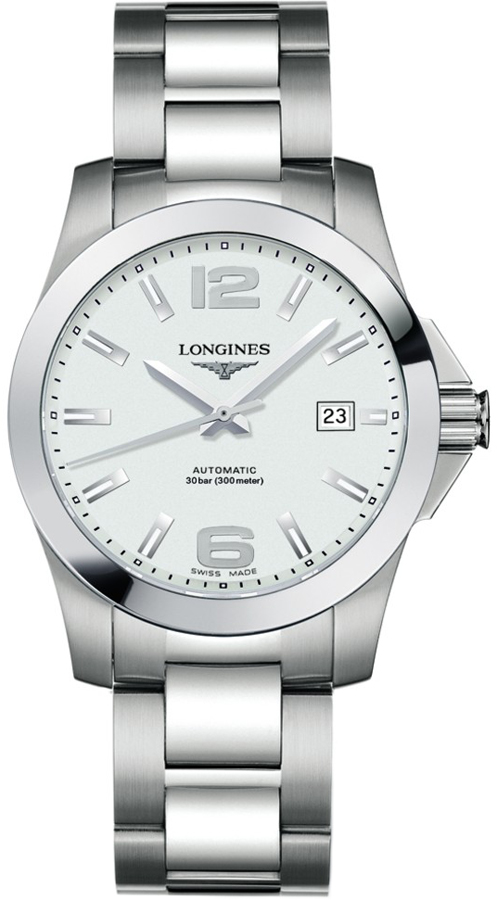 Longines Conquest Self winding Automatic Silver Mens Watch L36764766 