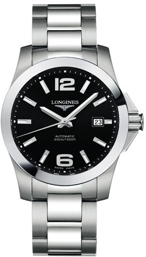 Longines Conquest Self winding Automatic Black Mens Watch L36774586 