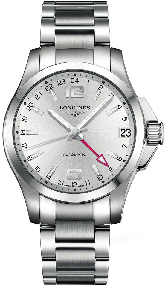 Longines Conquest Self winding Automatic Silver Mens Watch L36874766 