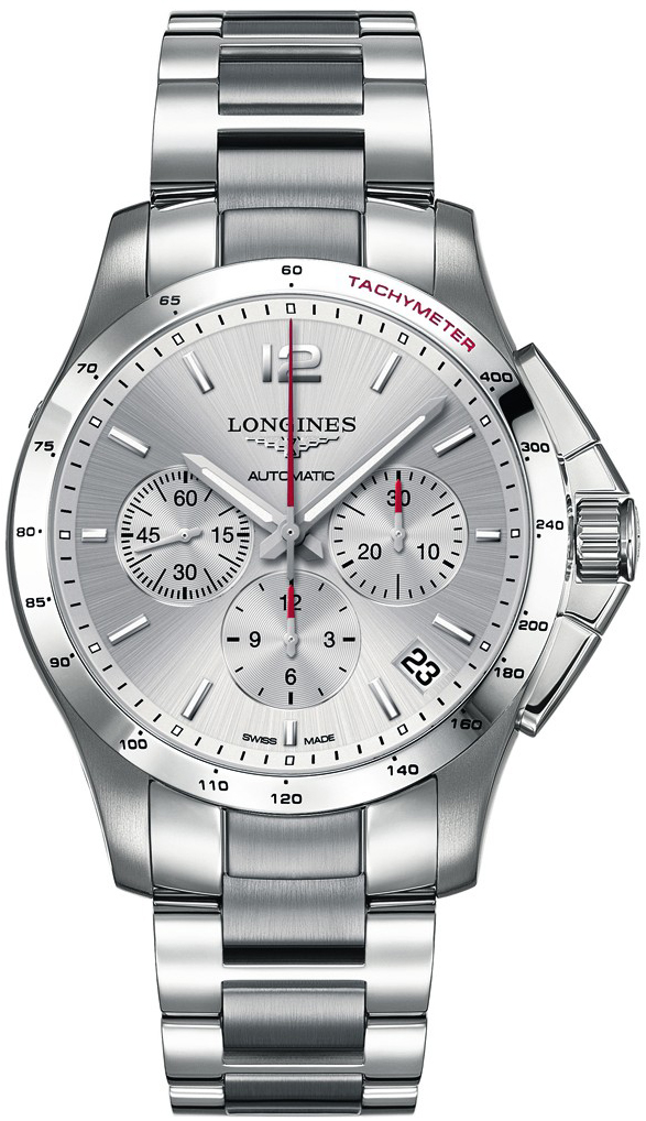 Longines Conquest Silver Mens Watch L36974766 