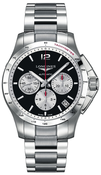 Longines Conquest Black Mens Watch L36974966 