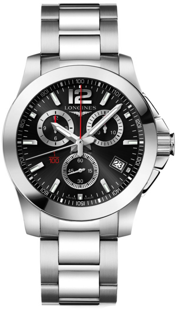 Longines Conquest Black Mens Watch L37004566 