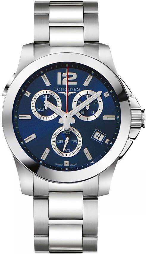 Longines Conquest Battery Operated Quartz Blue Mens Watch L37024966 