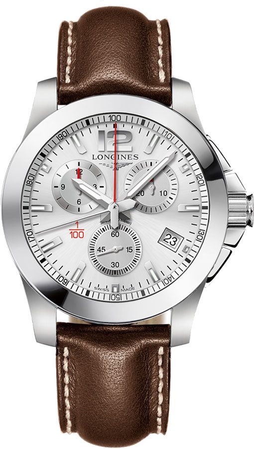 Longines Conquest Battery Operated Quartz Silver Mens Watch L37004765 