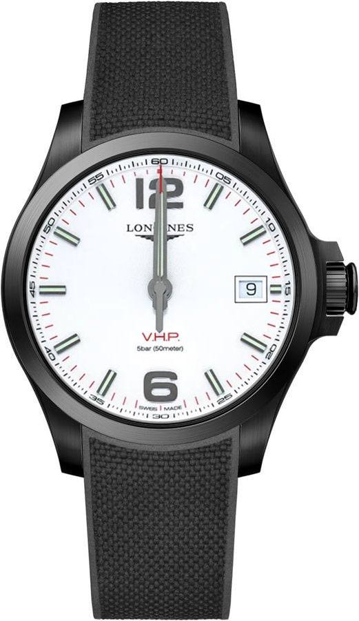 Longines Conquest V.H.P. Battery Operated Quartz Silver Mens Watch L37162769 