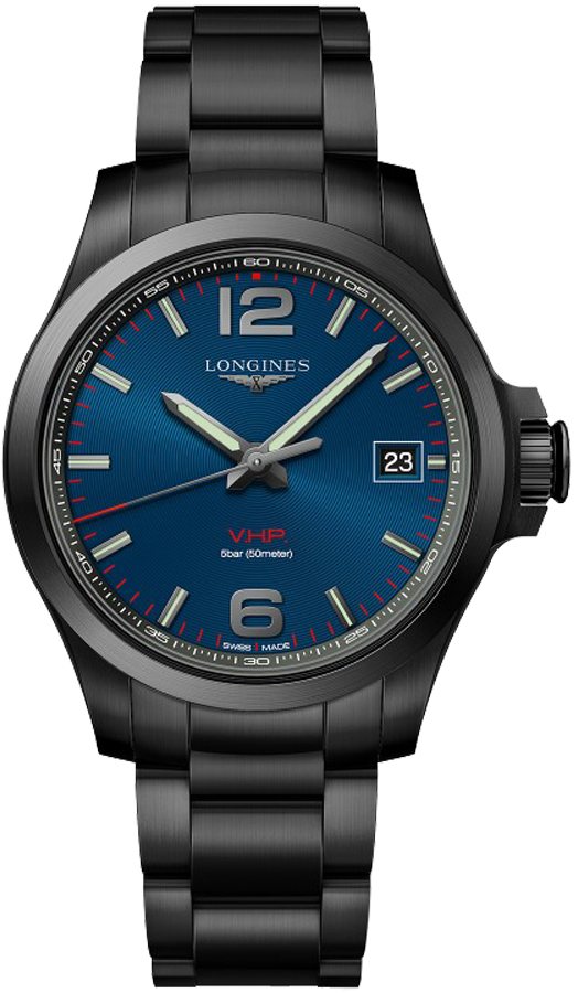 Longines Conquest V.H.P. Battery Operated Quartz Blue Mens Watch L37162966 