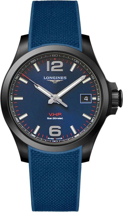 Longines Conquest V.H.P. Battery Operated Quartz Blue Mens Watch L37162969 