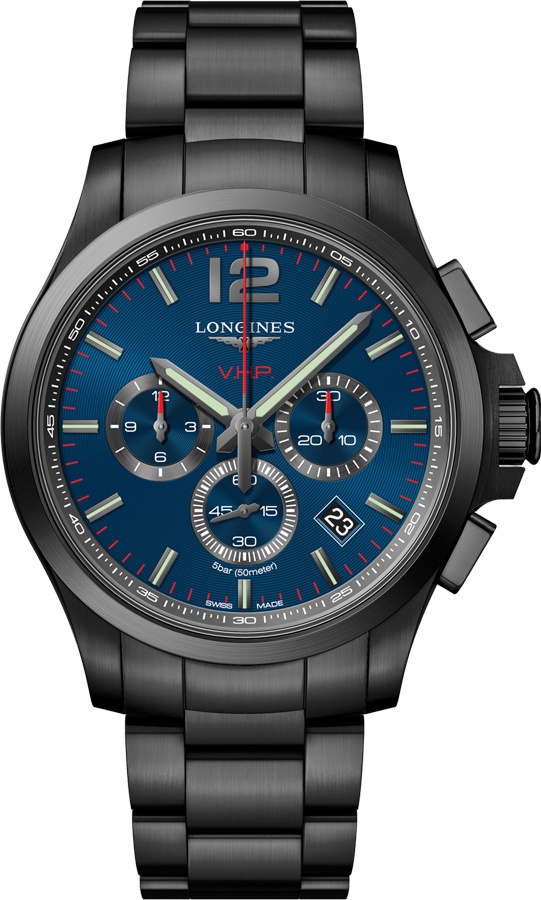 Longines Conquest V.H.P. Battery Operated Quartz Blue Mens Watch L37272966 