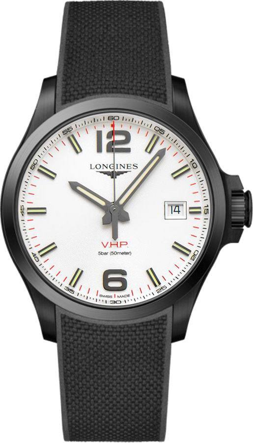 Longines Conquest V.H.P. Battery Operated Quartz Silver Mens Watch L37262769 