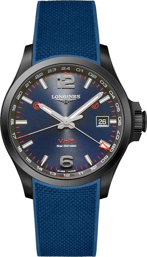 Longines Conquest V.H.P. Battery Operated Quartz Blue Mens Watch L37282969 