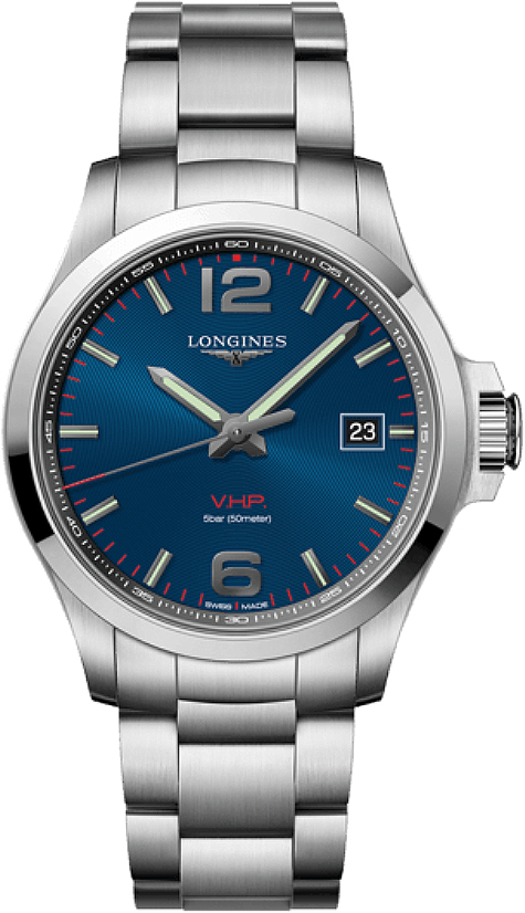 Longines Conquest V.H.P. Battery Operated Quartz Blue Mens Watch L37264966 