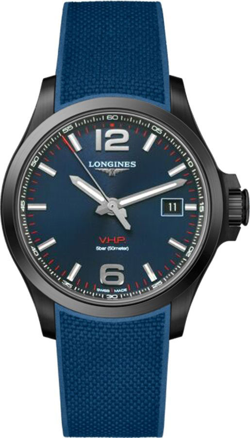 Longines Conquest V.H.P. Battery Operated Quartz Blue Mens Watch L37262969 