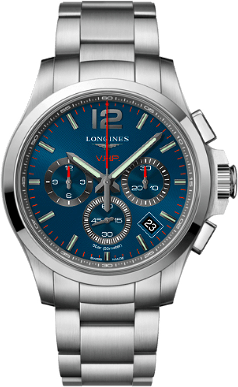 Longines Conquest V.H.P. Battery Operated Quartz Blue Mens Watch L37174966 