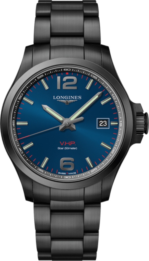 Longines Conquest V.H.P. Battery Operated Quartz Blue Mens Watch L37262966 