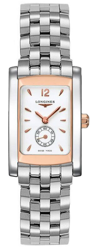 Longines DolceVita White Dial Rose Gold Women's Watch L5.155.5.18.6 