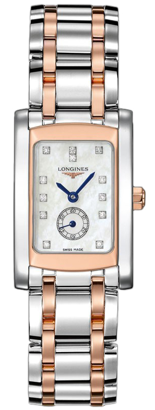 Longines DolceVita White Pearl & Diamond Ladies Watch L5.155.5.88.7 