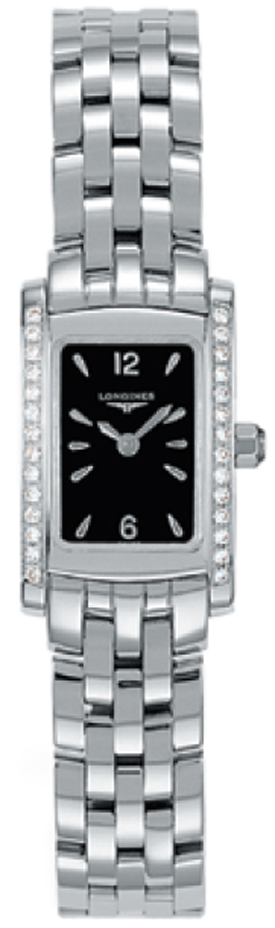 Longines DolceVita Battery Operated Quartz Black Ladies Watch L51580766 