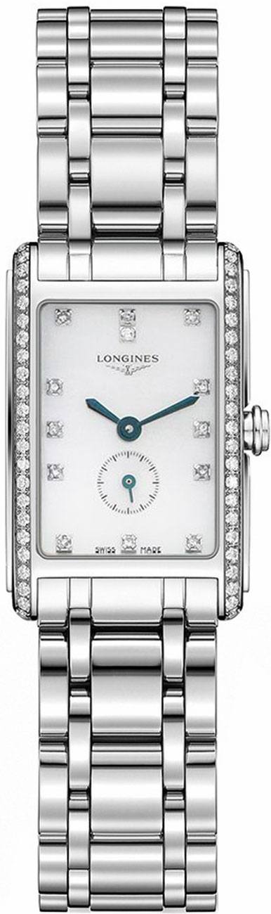 Longines DolceVita Steel Diamond Women's Watch L5.255.0.87.6 