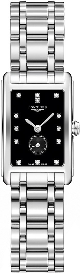 Longines DolceVita Battery Operated Quartz Black Ladies Watch L52554576 