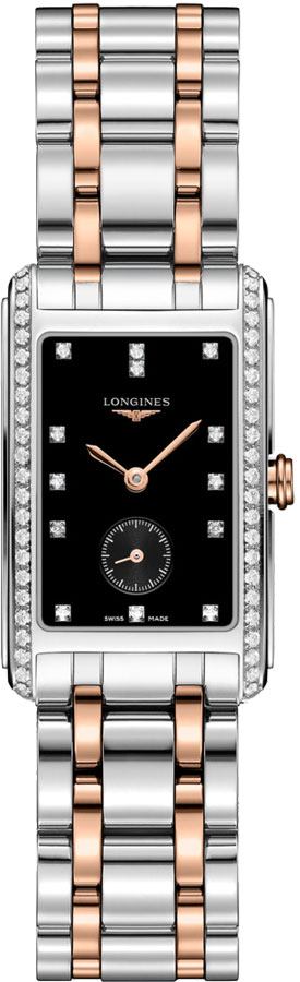 Longines DolceVita Black Dial Two-tone Women's Watch L5.512.5.59.7 