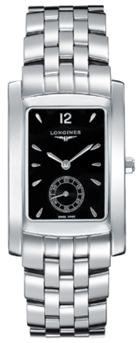 Longines DolceVita Battery Operated Quartz Black Mens Watch L56554766 