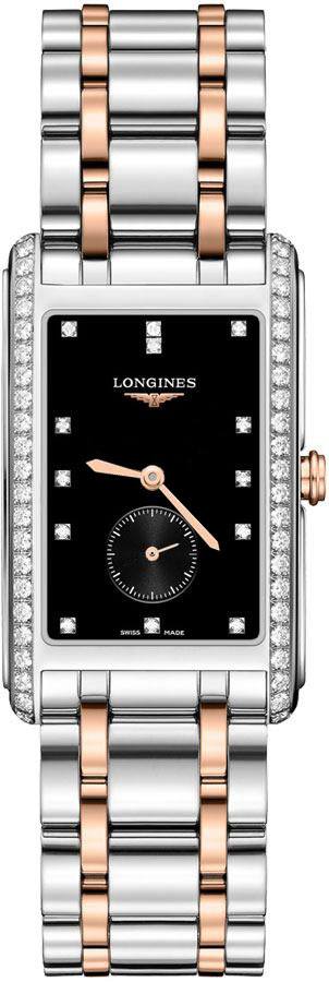 Longines DolceVita Battery Operated Quartz Black Mens Watch L57555597 