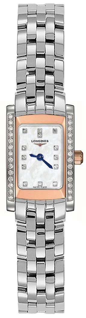Longines DolceVita Mother of Pearl Diamond Women's Watch L5.158.5.89.6 