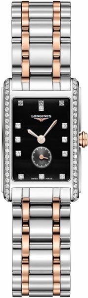 Longines DolceVita Battery Operated Quartz Black Ladies Watch L52555597 