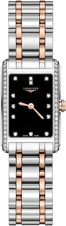 Longines DolceVita Battery Operated Quartz Black Ladies Watch L52585597 