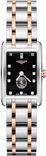 Longines DolceVita Battery Operated Quartz Black Ladies Watch L52555577 