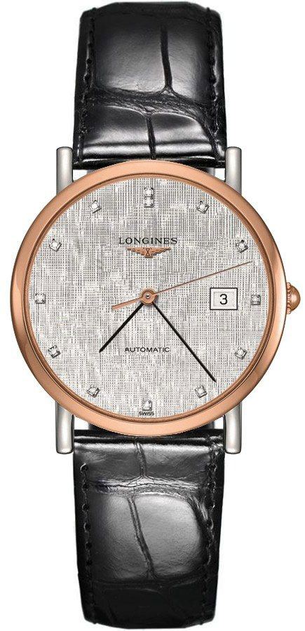 Longines Elegant Collection Self winding Automatic Silver Ladies Watch L48095770 
