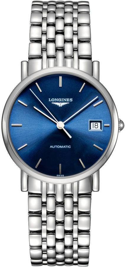 Longines Elegant Collection Self winding Automatic Blue Ladies Watch L48094926 