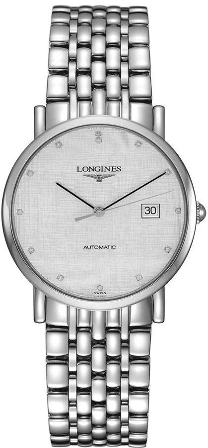 Longines Elegant Collection Self winding Automatic Silver Ladies Watch L48094776 